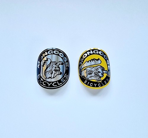 Mongoose bike head badge - mongoose,