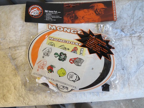 Mongoose number plate bmx - mongoose,