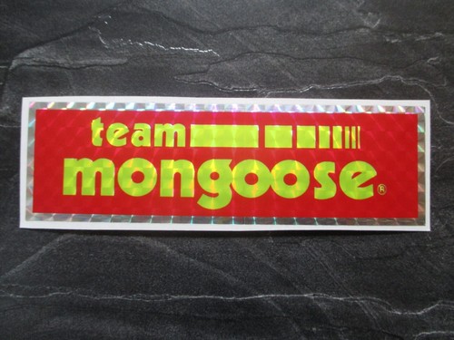Mongoose bmx sticker old - mongoose,