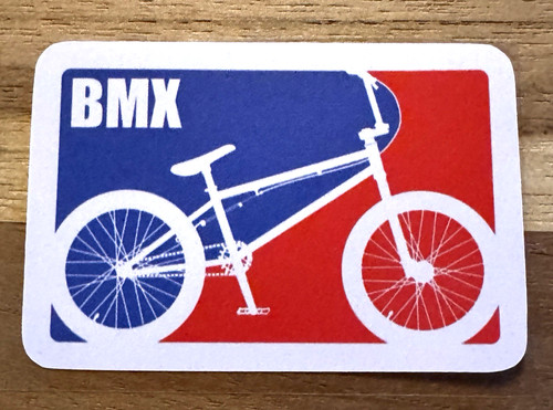 Bmx pop art die cut - art, vinyl