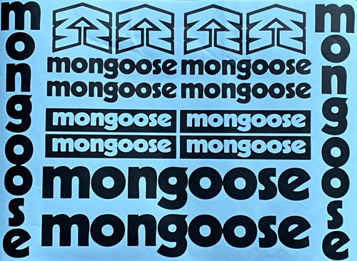 Mongoose bmx stickers decals - mongoose,
