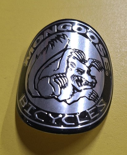 Nos headbadge mongoose - headbadge, bmx