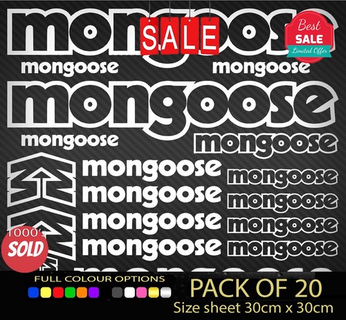 Mongoose vinyl decal stickers - decal,
