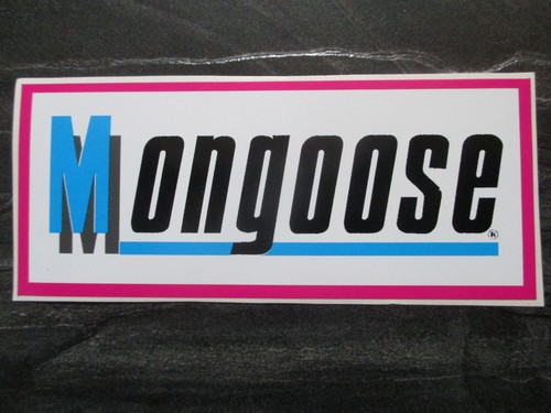 Mongoose bmx sticker old - bmx,