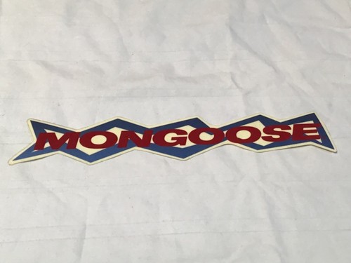 Vintage mongoose sticker - sticker, old